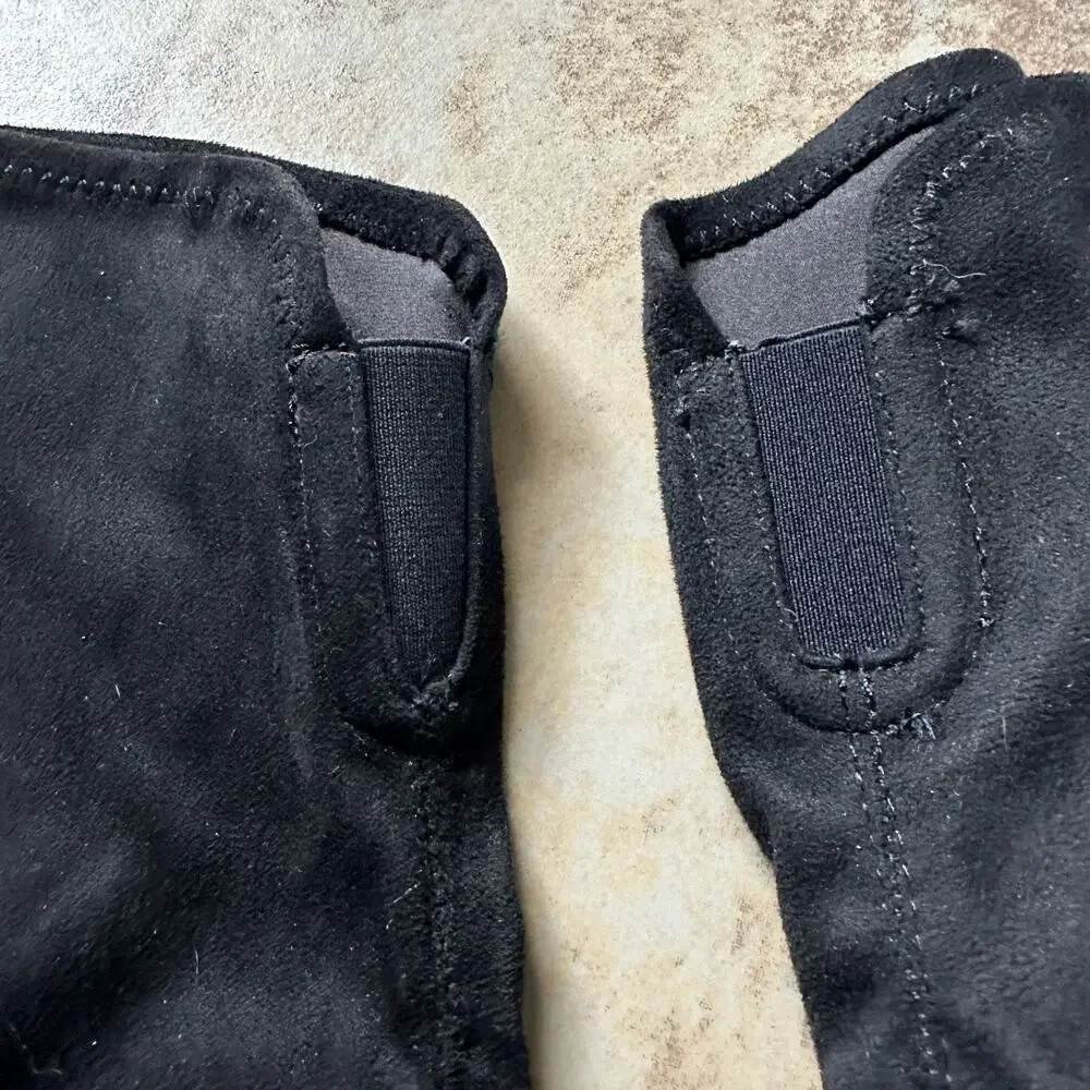 Marc Fisher Over the Knee Block Heeled Black Suede Stretch Boots Size‎ 8